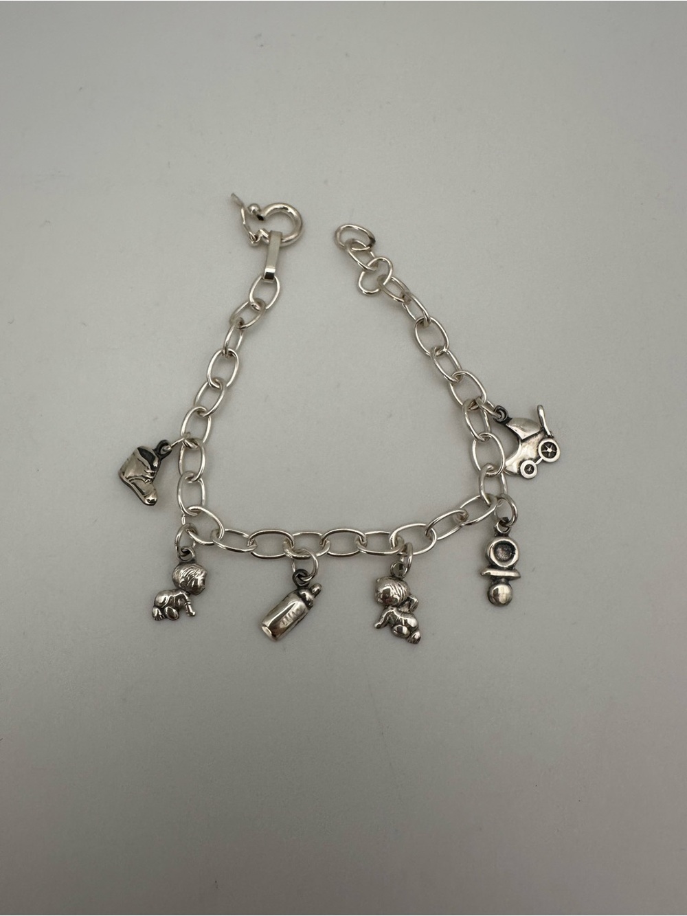 Silver 950 Baby Charm Bracelet